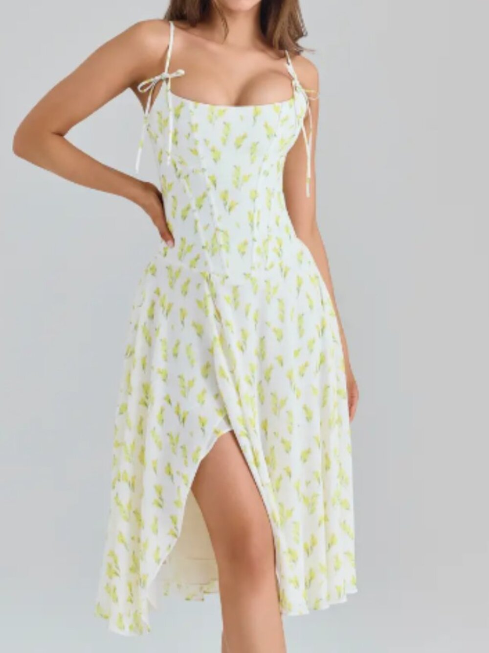 House of CB Yvette Floral Print Midi Dress - Picture 1 of 4
